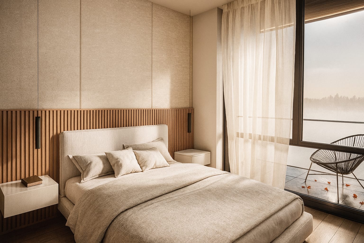 Dormitorio principal en THINK Ávalos